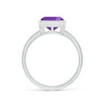 thumbnail image 2 of ANGARA Natural 2.2 Ct. Amethyst Solitaire Ring in 14K White Gold for Women (Ring Size: 12), 2 of 9