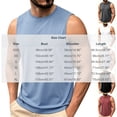 thumbnail image 3 of Kalauyu Sleeveless Gym Tank Tops for Men Round Neck Soft Smooth Breathable Loose Solid Color Summer Athletic Muscle Basic Tank Tops, 3 of 5