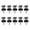 Silver, variant on 10Pcs Guitar Strap Locks Buttons with Mounting Screws and washers Metal Guitar Strap Buttons Lock Security Straplocks