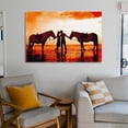 thumbnail image 6 of Romantic Couple Riding Horses on The Beach Poster Decorative Painting Canvas Wall Art Living Room Posters Bedroom Painting,Unframe-style,16x24inch(40x60cm), 6 of 8