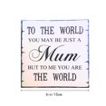 thumbnail image 4 of EeaseMX Placa de pared vintage shabby chic con texto en inglés "MAMÁ", regalo de cumpleaños y Navidad para el Día de la Madre., 4 of 7