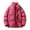Hot Pink, variant on Men's Flannel Work Jacket with Stand Up Collar and Zipper Front for Outdoor Protection