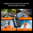 thumbnail image 3 of bedienty Black Body Cam Collar Camera Compact Action Cam With Memory Card Wireless Collar Camera Sport Camera 64GB combination, 3 of 6