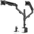 thumbnail image 7 of PUTORSEN Dual Monitor Mount for 17 to 40 inches, Holds up to 26.4 lbs, Monitor Desk Arms for 2 Monitors Vertical/Parallel Placement, with Clamp/Grommet Base, 7 of 7