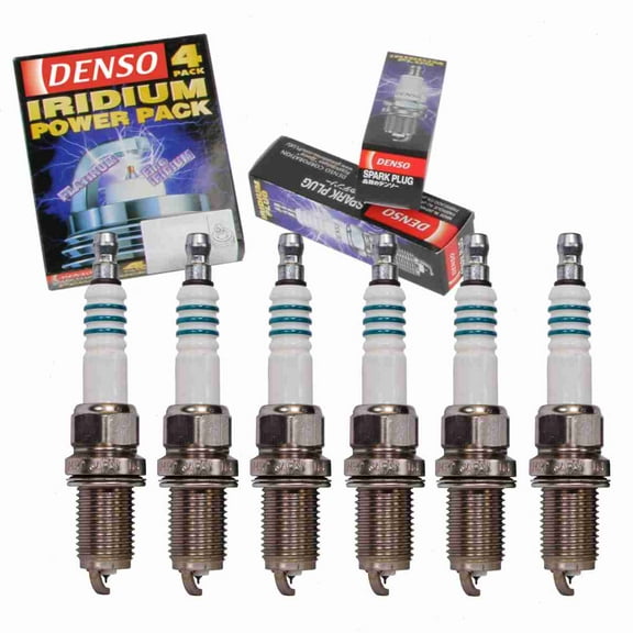 6 pc DENSO Iridium Power Spark Plugs compatible with Lexus GS300 3.0L L6 1993-2005
