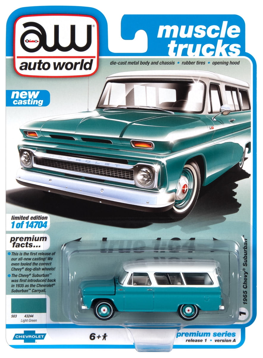 Auto World True 1:64 Scale Die-Cast Replica Vehicles (1 Vehicle per Package) Colors and Styles May Vary