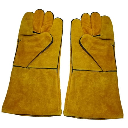

Resistant Leather Welding Gloves Flame Retardant Welding Campfire Welding BBQ