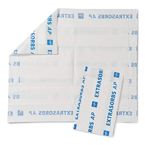 Medline Extrasorbs Air-Permeable Disposable DryPads 30 x 36 White EXTSRB3036AZ 