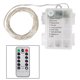 thumbnail image 1 of Tira de lámparas de luz de hadas con cable de cobre USB de bajo voltaje impermeable LED de 19,9 pies con control remotoPúrpura 6m/19.9ft, 1 of 8