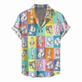 thumbnail image 1 of Men's Novelty Hawaiian Shirts with Unique Prints - Casual Button Down for Beach or Party, 1 of 2