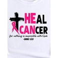 thumbnail image 3 of T-Shirt Femme Inspirant "Il Est Ressuscité" Luke 12:27 - Mode Décontractée avec Croix Rouge & Nœud Rose Imprimé, Polyester Respirant, Col Rond Manches Courtes pour Printemps/été Fête des Pères, Fête des Mères, 3 of 7