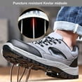 thumbnail image 6 of Safety Shoes Men's Work Shoes Lightweight Breathable Steel Toe Shoes Anti-Smashing Unisex Sneaker EU 37-45, 6 of 7