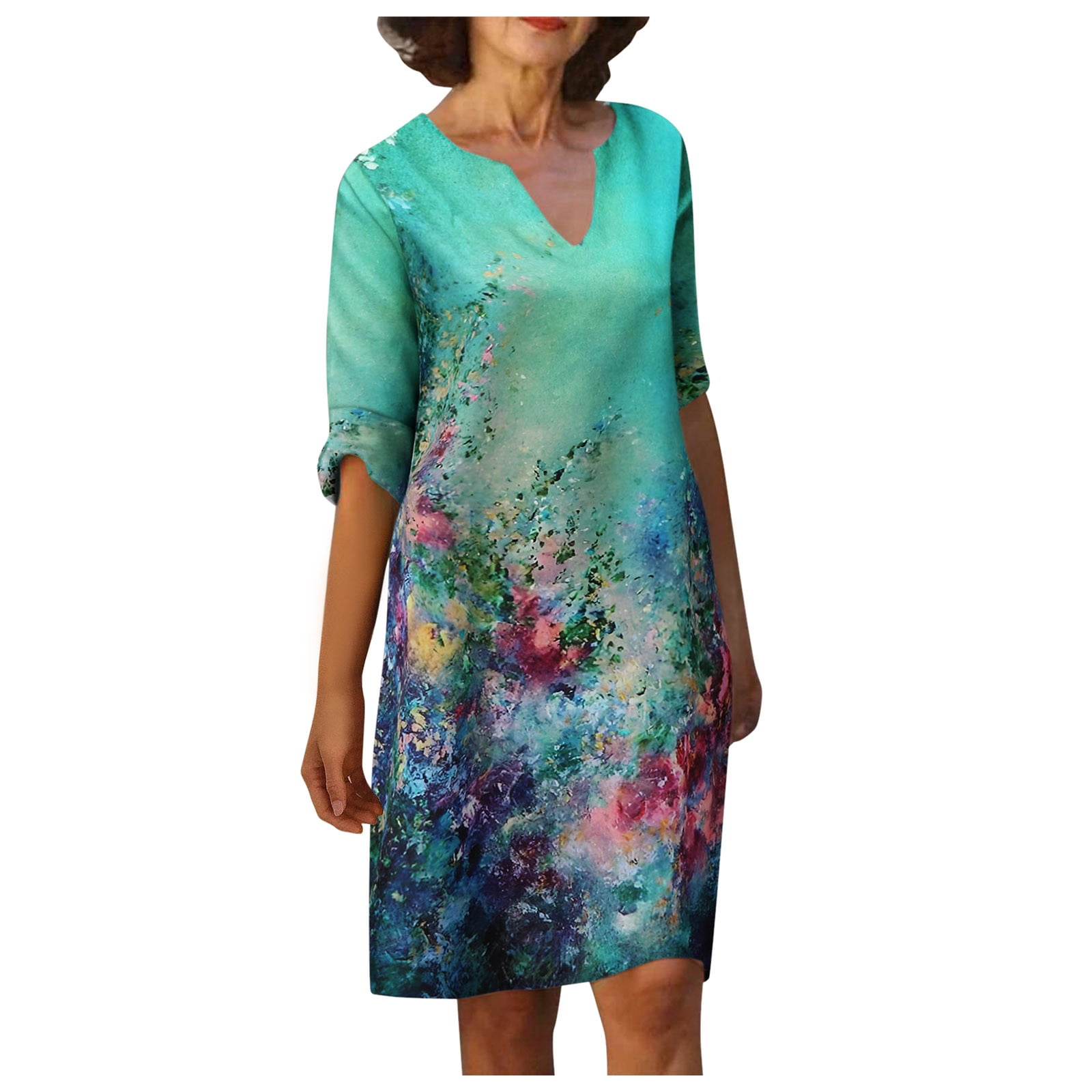Shpwfbe Maxi Dress For Women D Single Shirt Corduroy Long Skirts For ...