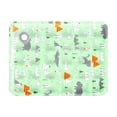 thumbnail image 2 of Pet Cooling Mat, Green Pet Cooling Mat for Dogs, Cat Cooling Mat Indoor, Comforting Cooling Gel, 16X12 Inch Lightweight Cute Print Pad, Leakproof for Small Pets Summer Use, 2 of 9
