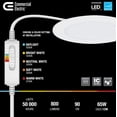 thumbnail image 2 of Commercial Electric 6” Energy Star Certified Airtight LED Color Changing Recessed Lights (4 Count), 2 of 2