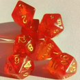 thumbnail image 1 of lahomia Resin Polyhedral Dice Set, Entertainment Dice Dice Set for, 1 of 8
