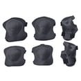 thumbnail image 2 of Advancent 6 unids/set de equipo de protección, rodilleras de patinaje para niños, coderas, Protector de mano para muñeca, protectores de Ropa Deportiva, Zapatos Negro, 2 of 6