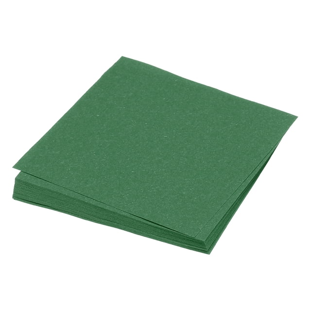 25 hojas de papel de origami de doble cara verde esmeralda de 5x5 pulgadas para proyectos de arte y manualidades