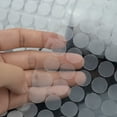 thumbnail image 3 of 1000pair 10/15/20mm Transparent Self Adhesive Fastener Tape Dots Strong Glue Magic Sticker Disc Round Coins Hook and Loop Tape 1000pair 15mm Transparent, 3 of 5