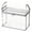 Gray, variant on Toy Storage Organizer Box with Clear Window, Plush Doll Storage Bin with Handles for Living Room Bedroom Dormitory(Gray,38x32cm)
