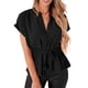 thumbnail image 3 of Blusa de mujer ANGGREK transpirable escote en V Poliéster para trabajo vacaciones club, 3 of 5