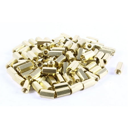 

100Pcs Hex Nut Brass Standoff Spacer M3x9mm Female to Female