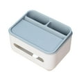 thumbnail image 2 of Desktop Tissue Box, Wall-Mounted Organizer, Multi-Compartment Shelf, Modern Design, For Guest Rooms, Bathroom, Without Punch Holes, Stylish Decor, Space-Saving, Paper Supply Holder Akmoler, 2 of 9
