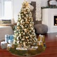 thumbnail image 3 of Huffle-Puff Christmas Tree Skirt Decorations Holiday Tree Skirt 36 Inch, 3 of 6