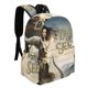 thumbnail image 2 of Leyenda del Buscador Aventura-theme Backpack, Campus style schoolbag Bookbag with Adjustable Shoulder Straps And Large Zip Compartment, Unisex Travel Bags.42x30x15cm, 2 of 6