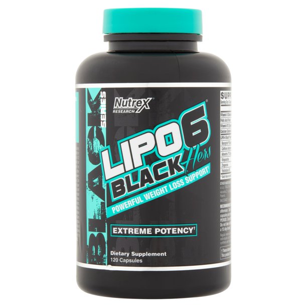 Nutrex Research Lipo 6 Black Series Black Hers Extreme Potency Weight