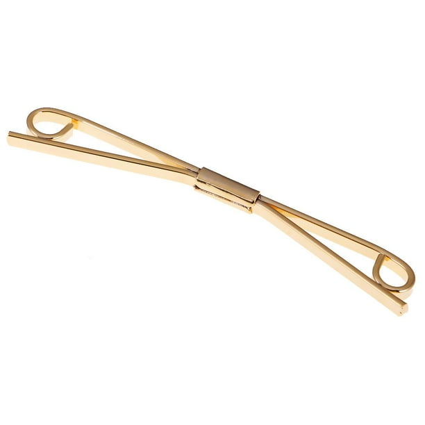 Collar para hombre Hugo Pin Clip Broche Bar Flaco Chic Fiesta Joyería Oro plata