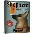 thumbnail image 1 of Global Gallery's 'German Shepherd Brewing Co Pittsburgh' By Ryan Fowler Stretched Canvas Wall Art, 1 of 4