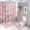 style-1062, variant on Pink Clouds Shower Curtain 4 Piece Set Shower Curtain And Rugs Shower Curtain Set Girls Cloud Sky Pink Waterproof Shower Curtain for Bathroom Decor