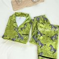 thumbnail image 1 of Pijamas de terciopelo dorado nuevo para mujer, ropa de dormir cálida de manga larga para invierno, ropa de dormir de alta calidad para mujer, ropa para el hogar, regalo de Navidad para niña 2023, 1 of 4