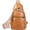 Brown, variant on Sling Bag for Women PU Leather Sling Bags for Women Crossbody Fashion Sling Backpack Multipurpose Chest Bag for Women