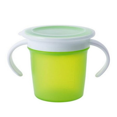 

DTOWER 360 Degree Rotating Baby Learning Cup Child Feeding Cup Leak-proof with Handle Trainer Cups Kids Drink Cup