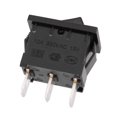 thumbnail image 4 of Unique Bargains AC 125V/12A 250V/10A SPDT 3P 3 Position On-Off-On Rocker Switch Black, 4 of 4