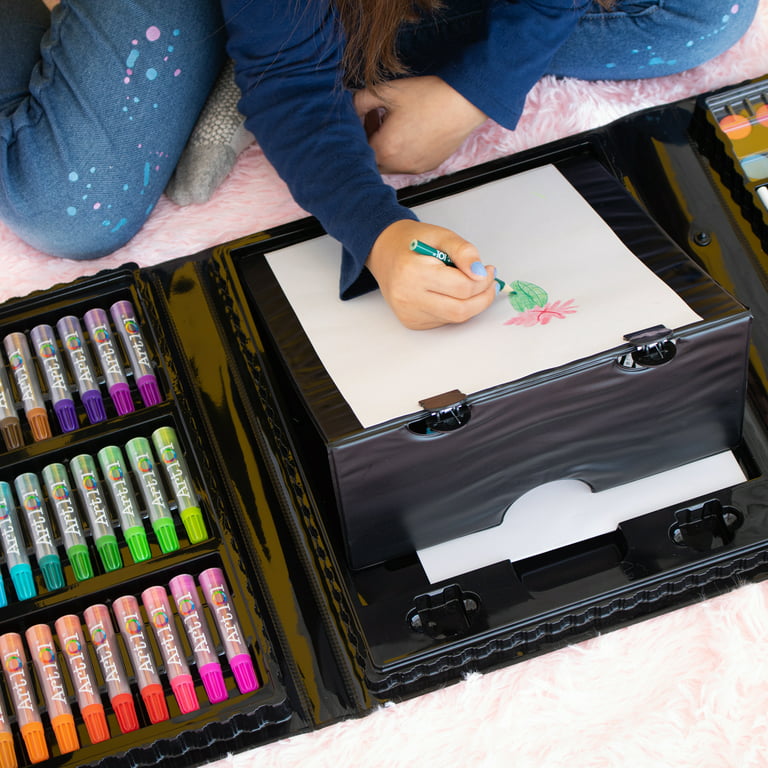 Art 101 Beginner Doodle and Color Multifunctional Art Set with 150 Pieces  and Pop-up Easel for Children 