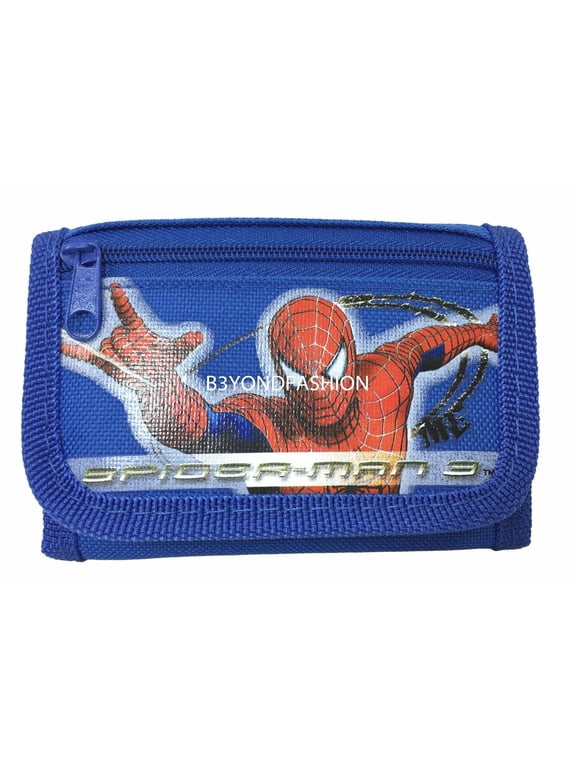 Spiderman Tri-fold Canvas Wallet