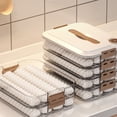 thumbnail image 4 of Popular! Household Dumpling Box Multi Layer Large Size Quick Dumpling Storage Box With Cover Kitchen Box Refrigerator Fresh Preservation BoxClearance, 4 of 5