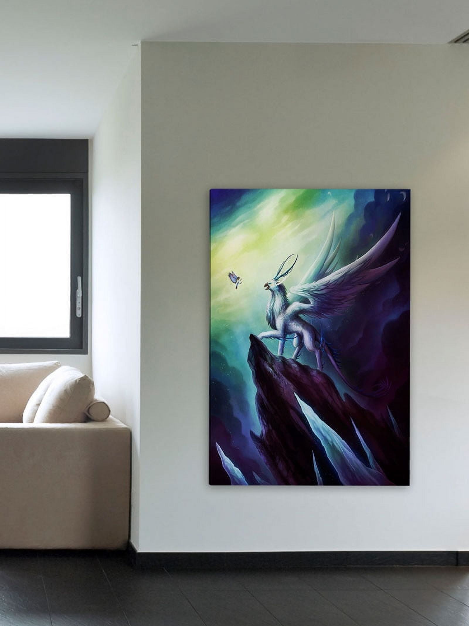 Marmont Hill "Gryphon" Painting Print on Canvas