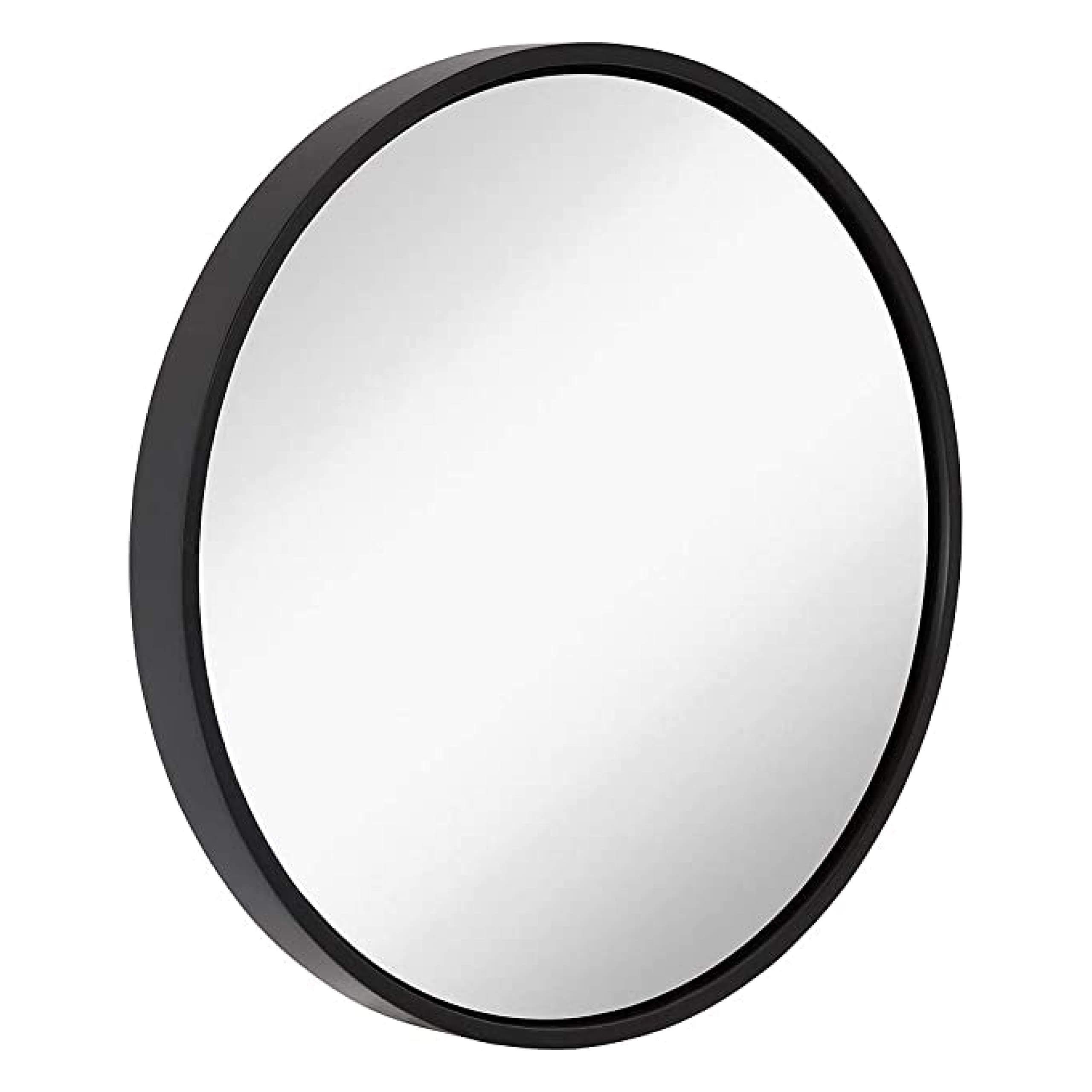 Clean Large Modern Black Frame Wall Mirror 30" X 40" Contemporary