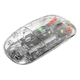 thumbnail image 4 of Ratón inalámbrico Bluetooth silencioso, transparente, 3 modos, 2,4 G+BT, para portátil y tableta, 4 of 8