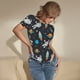 thumbnail image 3 of Balery Space Body de cuello redondo de manga corta para mujer Tops de manga corta Tops básicos-XX-Large, 3 of 7