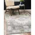 thumbnail image 1 of Unique Loom 3142337 5 x 8 ft. Bellini Rosso Rectangular Rug, Gray, 1 of 1