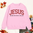 thumbnail image 4 of Zshosam Sweatshirts for Teens Girls Trendy Kids Toddler Boys Girls Outfit Print Long Sleeve Sweatshirt Pullover Shirt Fall Winter Clothes,Pink 4 Years, 4 of 5