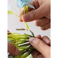 thumbnail image 4 of 1Pc White Artificial Hydrangea Real-looking Silk Hydrangea Flower Arrangements Fake Floral Brunch for DIY Wedding Bouquet Party Home Living Room Kitch, 4 of 4