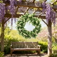 thumbnail image 4 of Artificial Eucalyptus Leaf Wreath - Realistic Greenery Decor for Door and Wall - Faux Plant Arrangement for Year-Round Home Decoration Without Maintenance, 4 of 6