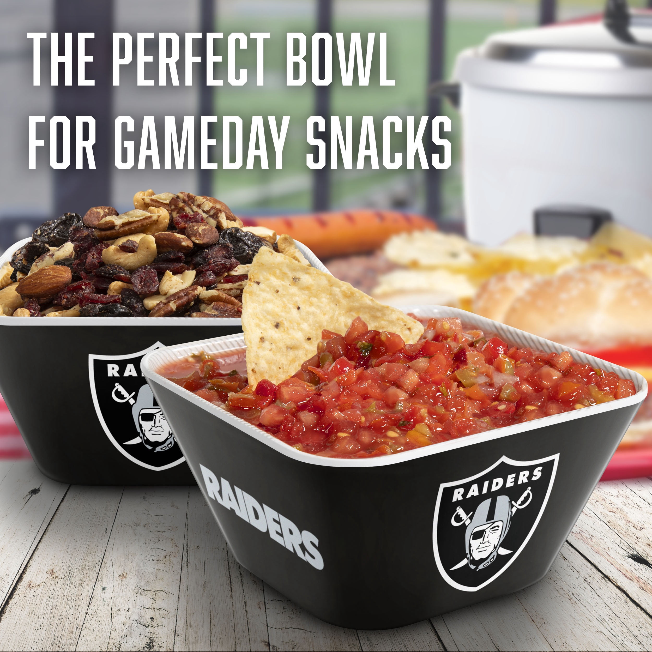 YouTheFan NFL Las Vegas Raiders Small Snack Bowl
