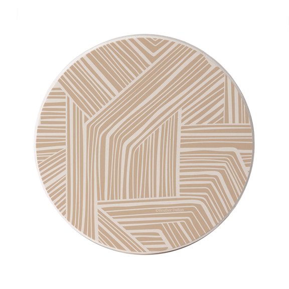 Thirstystone Endless Mocha Single Stone Tumbled Tile Coaster Create Your Own Set